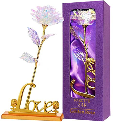 Regalo San Valentino per Lei Rosa Eterna Regali San Valentino Rosa Stabilizzata Idee Regalo Donna Compleanno Regalo Amica Mamma Fidanzata Nonna Ragazza Sorella Coppia Suocera Anniversario Matrimonio