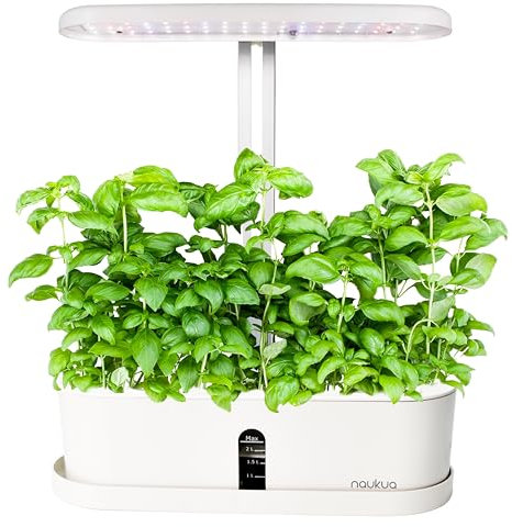 Potager d'intérieur Hydroponique - Pret a Pousser Smart Garden - Kit de culture de jardin intelligent avec éclairage LED, minuterie automatique et pompe à eau - Capacité pour 10 pousses simultanées