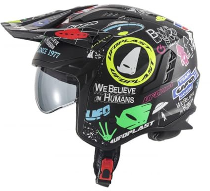 UFO PLAST Casco Sharatan Jet UFO Graphic M