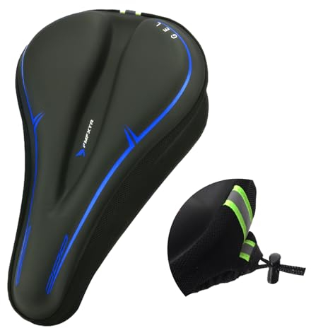 ODDerZZii Fahrradsattel überzug, Sattelbezug Fahrrad Wasserdicht, Fahrrad Sattelbezug, Fahrradsattel Polster, Sattelschutz, Gel Sattelbezug Fahrrad，Gelsattel Fahrrad Damen，Gel Fahrradsattel Herren