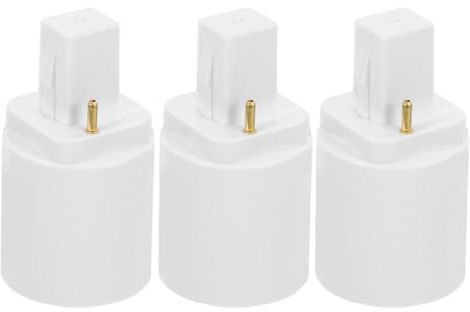 Adaptateur de Douille G24d vers E27 2 Broches 3 Pièces
