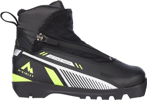 McKinley Active Pro Langlauf-Schuh, Black/Yellow, Small