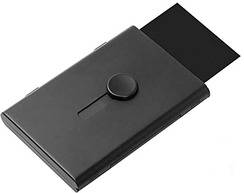 Tarjetero para tarjetas de visita, funda para tarjetas de visita, funda para tarjetas de visita, funda para tarjetas de crédito para hombres y mujeres