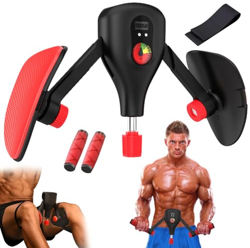 Allenatore per cosce, fondo pelvico da donna e da uomo, regolabile ad angolo, con conteggio intelligente, attrezzature per il fitness a casa, per allenare i fianchi, per allenare le braccia, per