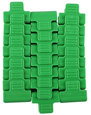 Akozon Morsetti per Serre 24 Pezzi per Clip per Film in Plastica per Tubi da 11 Mm per Teloni, Reti Ombreggianti, Coperture Sicure per Serre, Telai, Coperture per file.