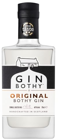 Gin Bothy Original Gin 41% ABV | Award Winning Premium Scottish Small Batch Handcrafted Scottish Gin | Finest Gin Botanicals | Ideal for Gin & Tonic, Cocktails, Home Bar, Gift Idea | 70cl Bottle