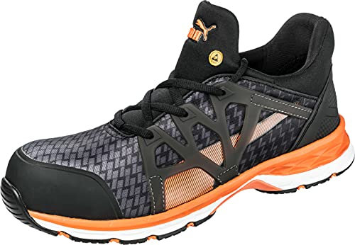 Puma Safety Unisex PU633870-44 Leichtathletik-Schuh, Schwarz Orange, 44 EU