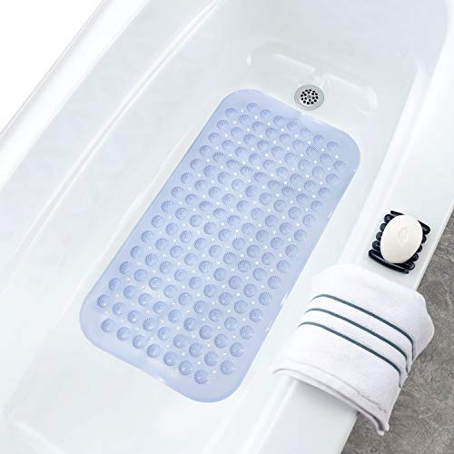 Soreli Non Slip Bath Mat (UK COMPANY) Anti Mould Shower Mats Rubber Bathroom Bathtub Mat Non Slip 36x71cm