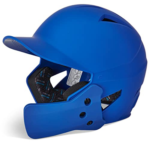 CHAMPRO mens Gamer Plus with Reversible Jaw Guard HX Batting Helmet, Royal, Medium US