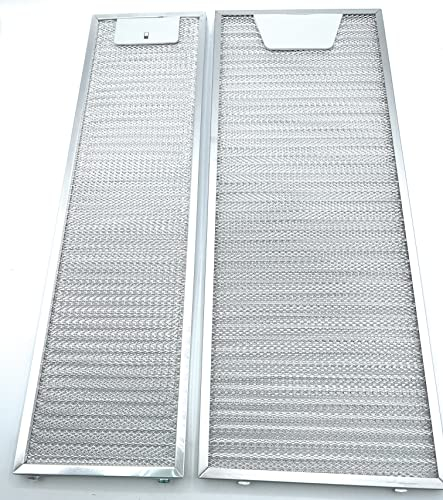 ELECTROTODO Set de 2 filtros compatibles con campana extractora TEKA TL1-62 (13,7 x 50,0cm /19,4 x 50,0cm) SOLO VÁLIDO PARA ESA MARCA Y MODELO