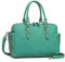 collezione alessandro Handtasche Boho aus stark strukturiertem, griffigen Material 34cm x 24cm x 12cm