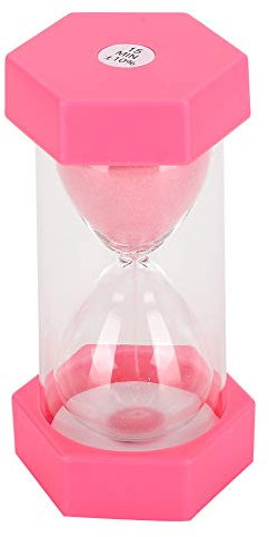15 minuter sexkantig timglassandglastimer, sandklocka för heminredning Födelsedagspresent Rosa, timglassandglassandglastimer,sandklocka sandtimer