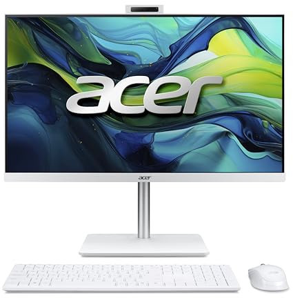 Aspire C27-A All In One PC - 27 Zoll Full HD 120 Hz IPS Display, Intel Core i7-1355U (Bis zu 5.0 GHz), 16 GB DDR4 RAM, 1 TB GB M.2 PCIe (SSD), Onboard Grafik, Windows 11 Home