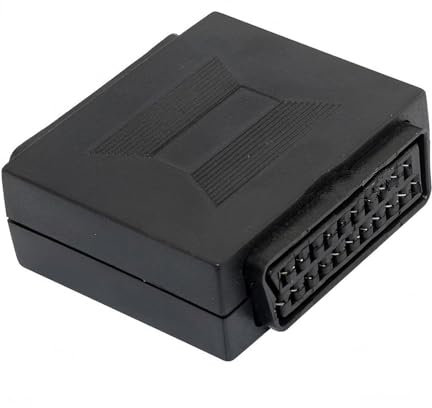 Uitndvyte 21-poliger Scart-Koppler-Adapter, Buchse auf Buchse, Verbindungsstück, Haltbarkeit für Home-Entertainment-Systeme