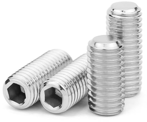 CENSIVI M5 Gewindestifte mit Innensechskant - Madenschrauben Sechskantkopf Schrauben Wurmschrauben Edelstahl 201 Gewindeschrauben Für die tägliche Wartung und DIY-Projekte, M5 x 20mm, 20 Stück