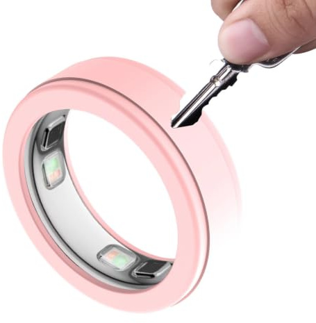 Smart Ring Slimmad Silikonhylsa Reptålig | Gymringskydd Män Kvinnor Träning Kontor Utomhus Promenader Vandring