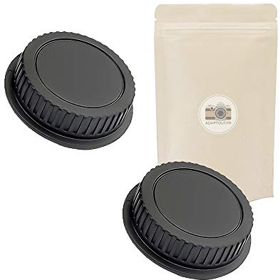 X2 EF Bouchon Cache Arrière pour Objectif Canon EOS EF EFS - ADAPTOUT Marque FRANÇAISE