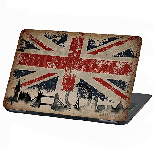 Laptop Folie Cover Abstrakt Klebefolie Notebook Aufkleber Schutzhülle selbstklebend Vinyl Skin Sticker (LP11 Union Check, 13-14 Zoll)