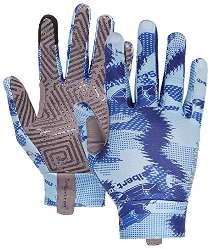 Seibertron S.P.S.G-1 Touchscreen Full Finger Women/Men/Kid Gloves with Breathable Non Slip UPF100+ Sun/UV Protection Sunblock for Driving Cycling Outdoor Gloves Adult Blue S
