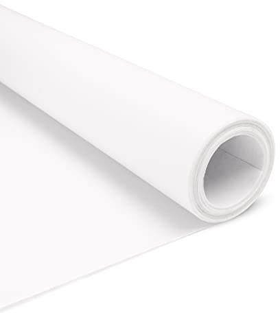 Realm Entoilage thermofusible à repasser (Blanc, léger, 75 cm x 3 m)