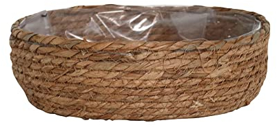 Grafelstein Pflanzschale Season braun D30cm aus Pflanzenfaser Pflanzkorb - KLEIN