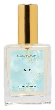 Smell Luxury Perfume Erba n.º 15 para hombre – Fragancia – Extrait de Parfum – Perfume de larga duración, 30 % de aceite, fragancia de lujo asequible (50 ml)