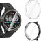 KIKISML 2 PCS Screen Protectors Compatible with Amazfit Active 2, Full Protective Ultra Slim Soft TPU Case Cover Compatible with Amazfit Active 2 (Clear, Black)