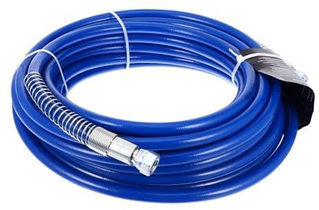 TEHAUX High Pressure Airless Paint Hose Sprayer Tube Blue Flexible Lightweight Corrosion Resistant with Female Swivel Nut Connections for Spray Painting