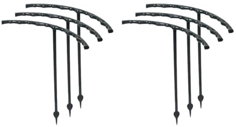 KESOTO Ensemble de 6 Supports pour Plantes Grimpantes, Structures pour Jardin, pour Hortensias, Schlumbergera, Treillis, 14cmx15cm