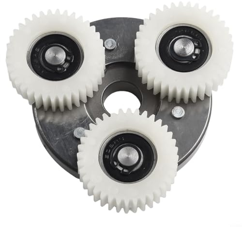 Belnotelt Engranaje de nailon de 36 dientes con embrague de 70 mm para motor de bicicleta eléctrica Bafang, juego de componentes de transmisión, conjunto de piñón de repuesto para reparación de
