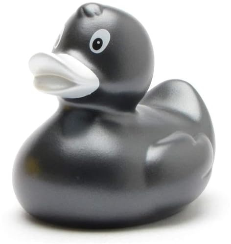 Duckshop I Anatra da bagno antracite, L 9 cm