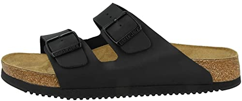 BIRKENSTOCK Classic Arizona Birko-Flor Mules unisexes pour adulte, Noir, 40 EU