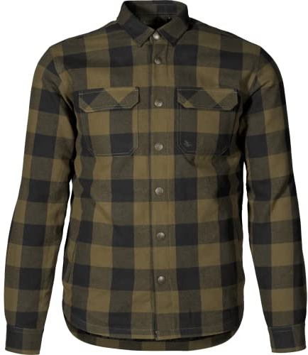 Seeland Flanellhemd Canada Grün Größe L