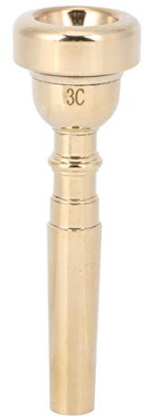 Tomotato Messing Trompetenmundstück, Hochwertiges Hornmundstück Ersatz, 3C 5C 7C, für Trompete, Blasinstrumente, Musikliebhaber, für Anfänger und Profis, Kompatibel mit Standardtrompeten