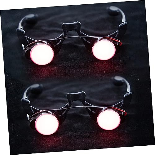 NAMOARLY Gafas Luminosas Led para Fiesta De Halloween Diseño De Decoraciones para Fiestas