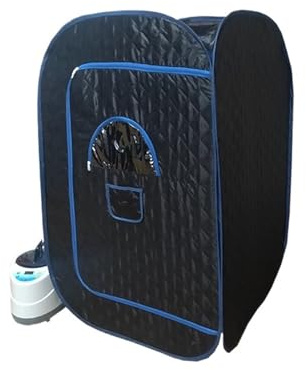 Sauna vapeur 1000W Maison Corps Complet Vapeur Sauna Salle Minimaliste Portable Tente Ménage Usage Familial Spa Sueur Simple Cabine pour salle de bain spa à domicile ou hôtel