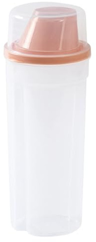 Demsyeq Cat Food Airtight Container | 1500ml Pour Spout Dispenser Transparent Storage Bins,Airtight Food Containers,for Travel Animals Pet Puppy Kitten Cat Indoor Household