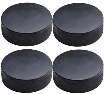 Inomhus Hockeypuck Tjocklek 2,5 cm Officiell Reglementsstorlek | Rollerhockey 4X Träningsutrustning Inomhus Sporttillbehör för Män Inomhus Utomhus Träning Målvakt