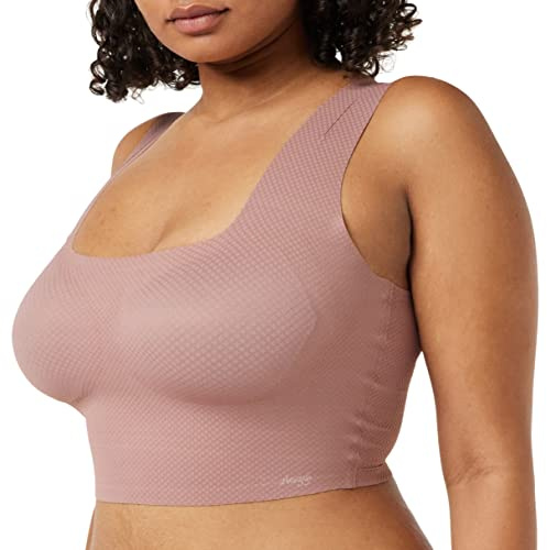 sloggi Women's sloggi Zero Feel Flow Top Bustier , Cacao, L
