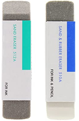 3 Stück Natürlicher Gummi-radiergummi-brunnen-stift Tinte Bleistift-radiergummi-sandgummi Kawaii Schreibwaren-schulbüro-korrekturbedarf