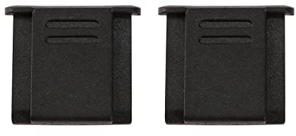 VGOL 2 Stück Kamera Blitzschuhabdeckung Blitzschuh Schutzhülle Staubdichte Kunststoff Kappe Kompatibel mit Z7 Z6 D5 D4s D4 D850 D810 D5500 D5300 Kameras