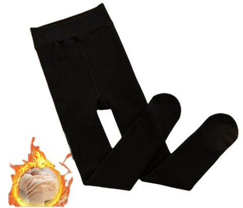 YGGKY Mädchen Warm Strumpfhose Winter Gefüttert Leggings Ballettstrumpfhose