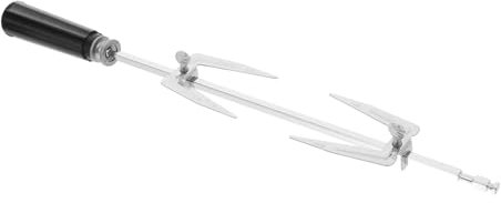 PRETYZOOM Ensemble De Fourchettes De Barbecue Rotatives À 360° En Acier Inoxydable Pour Rôtisserie Dinde Poulet Et Viande