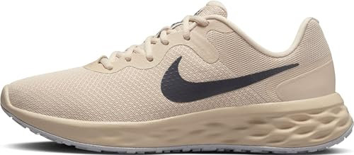 NIKE Revolution 6 Next Nature Men's Trainers DC3728 (Oatmeal/Gridiron/Oxygen Purple 101) UK 7.5 (EU 42)