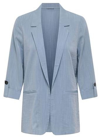 ONLY Onlmarsa 3/4 Blazer Wvn Noos, Denim Sbiadito, S