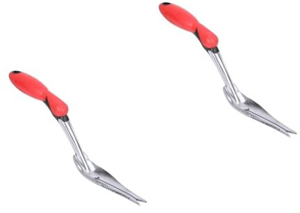 BESPORTBLE 2pièces Outil De Désherbage Manuel avec Plastique Arrache- pour Jardinage Désherbeur Et Rouge