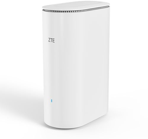 ZTE AX3000 Wi-Fi 6 Mesh-Router, Z1320 Dualband-Mesh-AP für das ganze Haus, 3000 Mbit/s Geschwindigkeit, 3 x Gigabit-Ports, Unterstützt weder DSL noch SIM-Karten