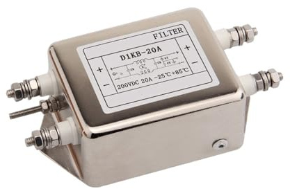 JBKJGWYA Fuente de alimentación conmutada de CC D1BK-10A, Filtro de supresión de interferencias for Equipos de vehículos de 24 V CC, D1BK-20A(D1BK-20A)