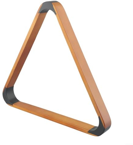 CWOQOCW Wooden Triangle Rack for 8 Ball Pool Games Compatible with 2 Inch and 4 Inch Billiard Balls 57.2MM Frame for Home Use