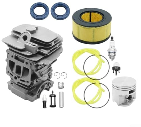 44mm Cylinder and Kit Compatible with MS251 Chainsaw, Metal Replacement Part 1143-020-1207 for Repair, For Steel Construction for Optimal